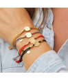 Pulsera Talismán plata bañada en oro 18kl Pulsera Talismán plata bañada en oro 18kl