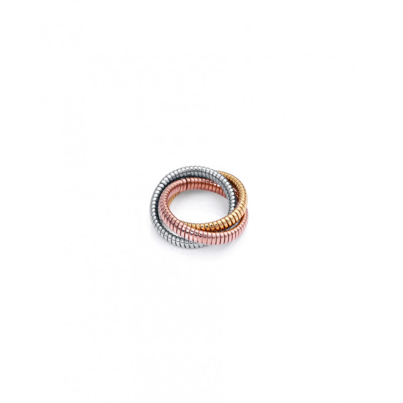 Anillo acero tricolor Anillo acero tricolor