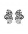 Pendientes cortos hoja en Plata de Radiance Pendientes cortos hoja en Plata de Radiance