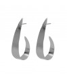 Pendientes aro y plata de ley. Tamaño del motivo de 3,5x2cm de la colección Noise Pendientes aro y plata de ley. Tamaño del motivo de 3,5x2cm de la colección Noise