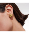 Pendientes botón esfera en Plata de Zoom Pendientes botón esfera en Plata de Zoom