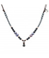 Colgante Pequeño Macramé Plata Colgante Pequeño Macramé Plata