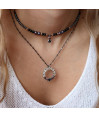 Colgante Pequeño Macramé Plata Colgante Pequeño Macramé Plata
