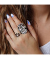 Anillo Calavera Grande Plata Anillo Calavera Grande Plata