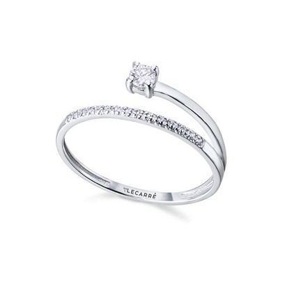 Anillo NOMAD Oro Blanco 18K diamantes