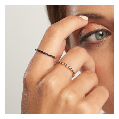 Media Alianza Oro Rosa y Diamantes Black