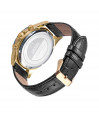 Reloj de hombre magnum Viceroy caja de acero en ip dorado y correa de piel negra Reloj de hombre magnum Viceroy caja de acero en ip dorado y correa de piel negra