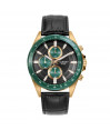 Reloj de hombre magnum Viceroy caja de acero en ip dorado y correa de piel negra Reloj de hombre magnum Viceroy caja de acero en ip dorado y correa de piel negra