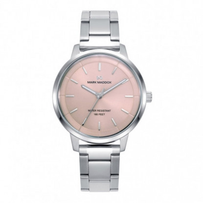 Reloj  Mark Maddox caja de acero, 5 atm, brazalete de acero