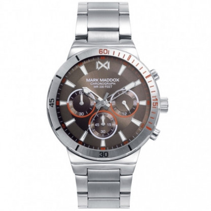 Reloj Mark Maddox caja de acero, 10 atm, brazalete de acero
