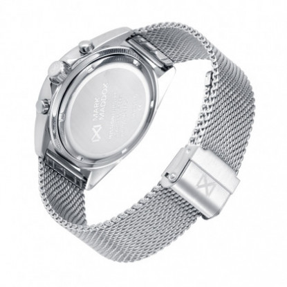 Reloj Mark Maddox de Hombre Mission caja y malla milanesa de acero