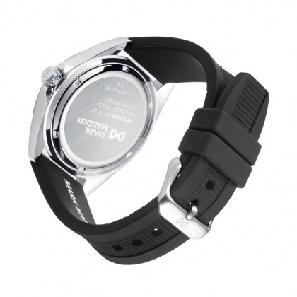 Reloj Mark Maddox de Hombre Mission caja de acero y correa de silicona